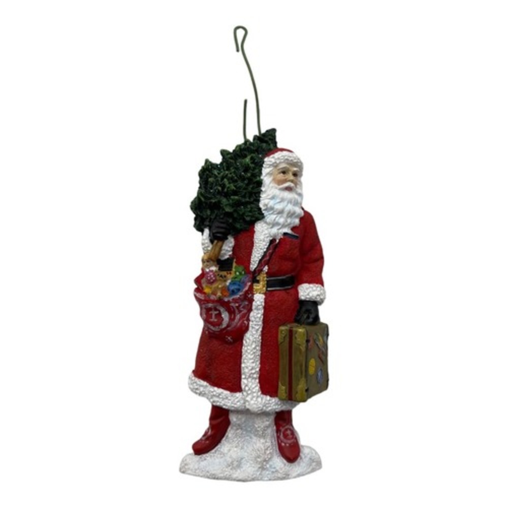 Pipka Santa on the Go Ornament Stories of Christmas Red Suitcase Boxed Excellent